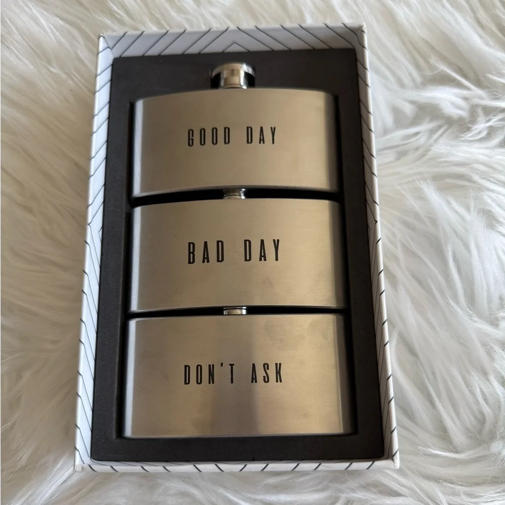 Dabney Lee | 9 oz. Stainless Steel Drinking Flasks that Connect Brand New